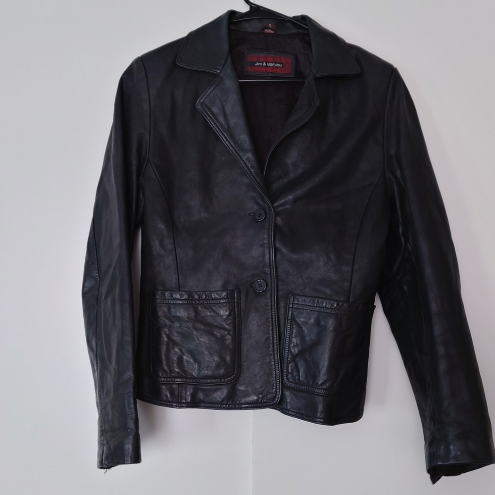 Black Genuine Leather Jacket